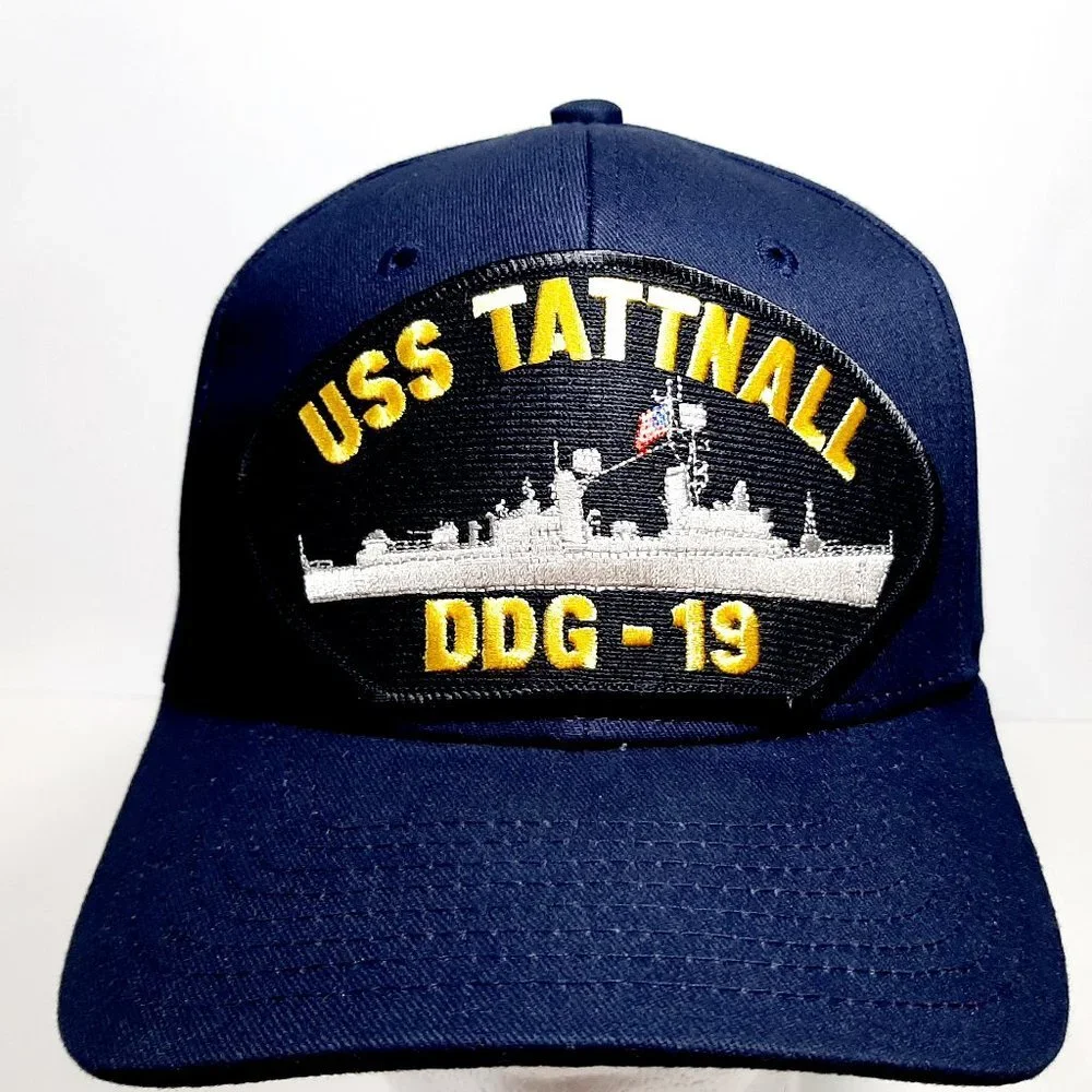 USS TATTNALL DDG-19  Patch Hat Baseball Cap Adjust